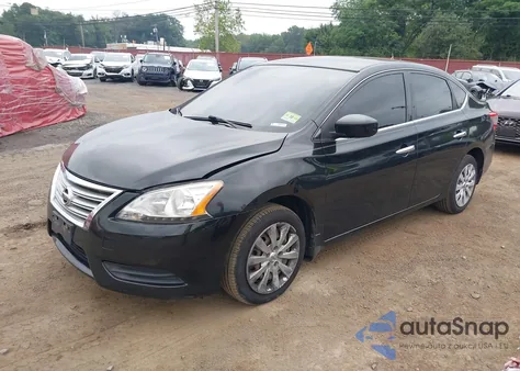 2014 Nissan Sentra S from USA, damaged, VIN 3N1AB7AP1EL686503